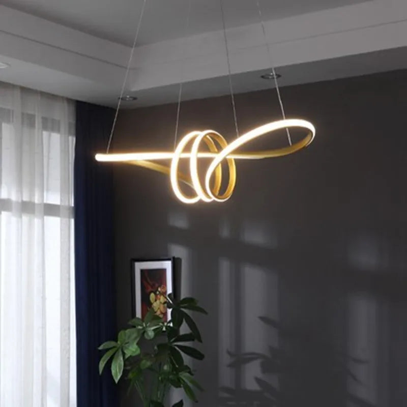 Modern Minimalist Dimmable LED Pendant Chandelier Light