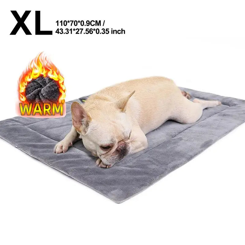 Self Heating Pet Bed Warm Insulated Dog Cat Mat for Winter