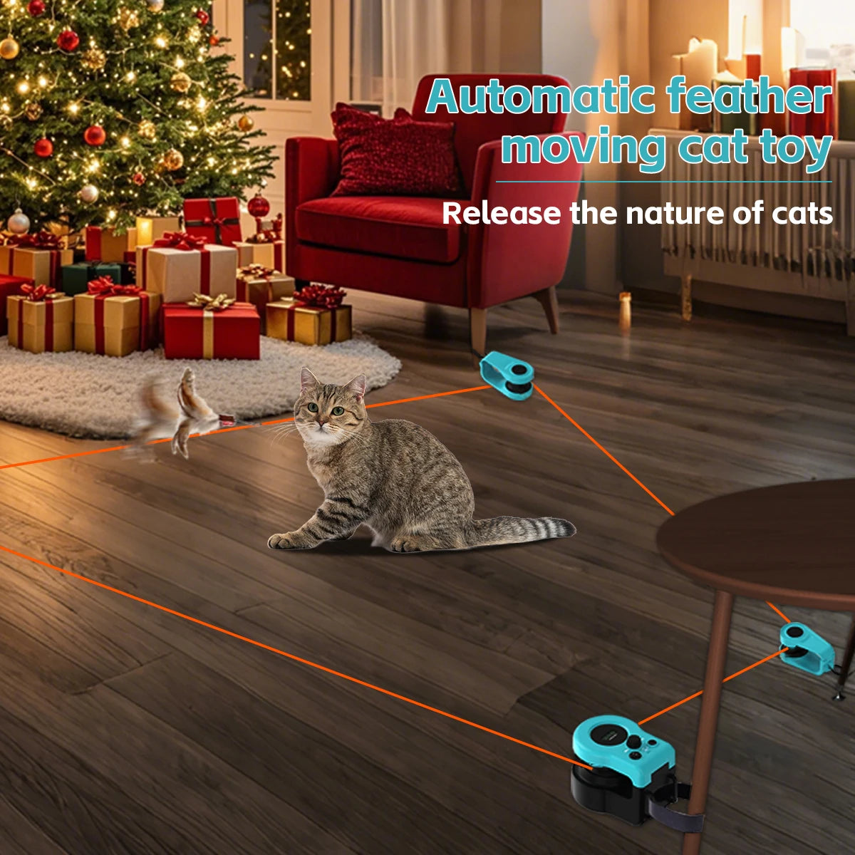 Interactive Cat Toy Wheel Exerciser Indoor Cat Treadmill Toy