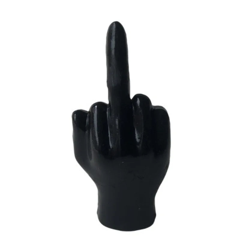 Resin Middle Finger Desk Decor Trendy Hip Hop Room Ornament