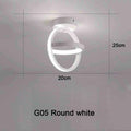 Modern LED 2 Ring Ceiling Light Creative Indoor Lighting Fixture