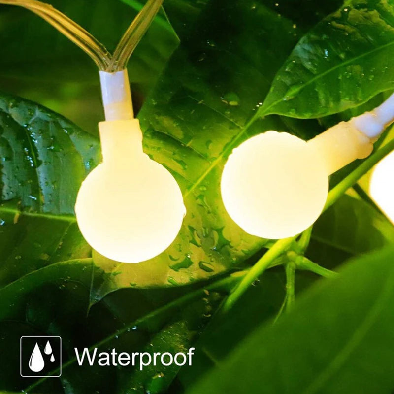 USB LED Festoon String Lights Waterproof Ball Fairy Lights