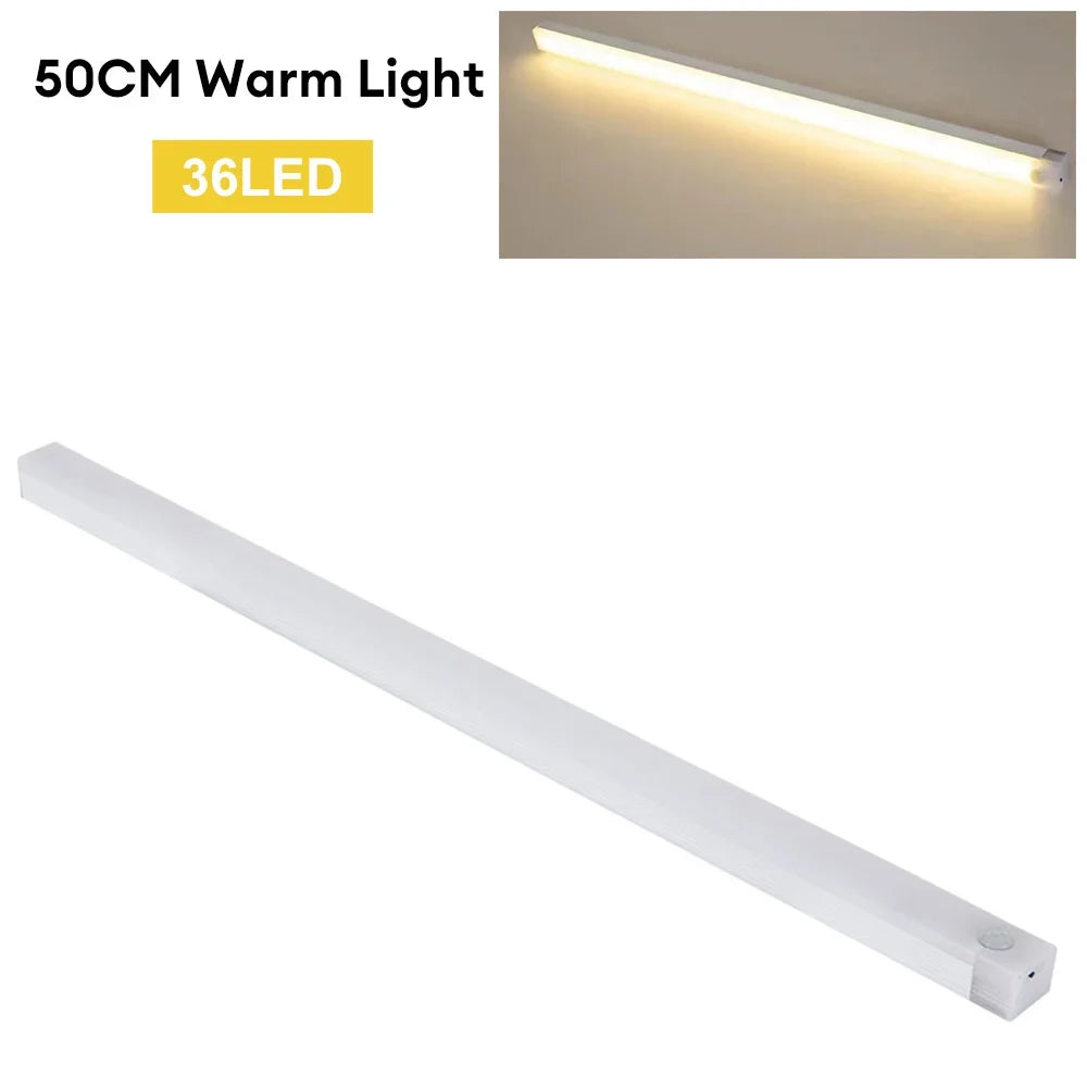 Wireless LED Motion Sensor Light Type C Rechargeable Cabinet Lamp