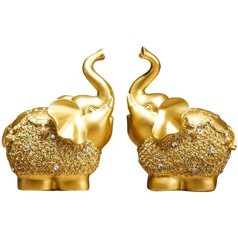 Creative Elephant Ornament Home Decor for Living Room and Office