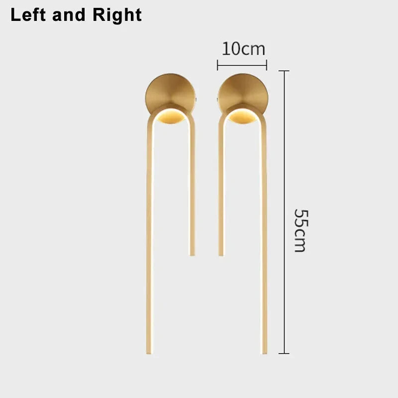 Modern LED Wall Sconce Indoor Light for Living Room Bedroom Bedside