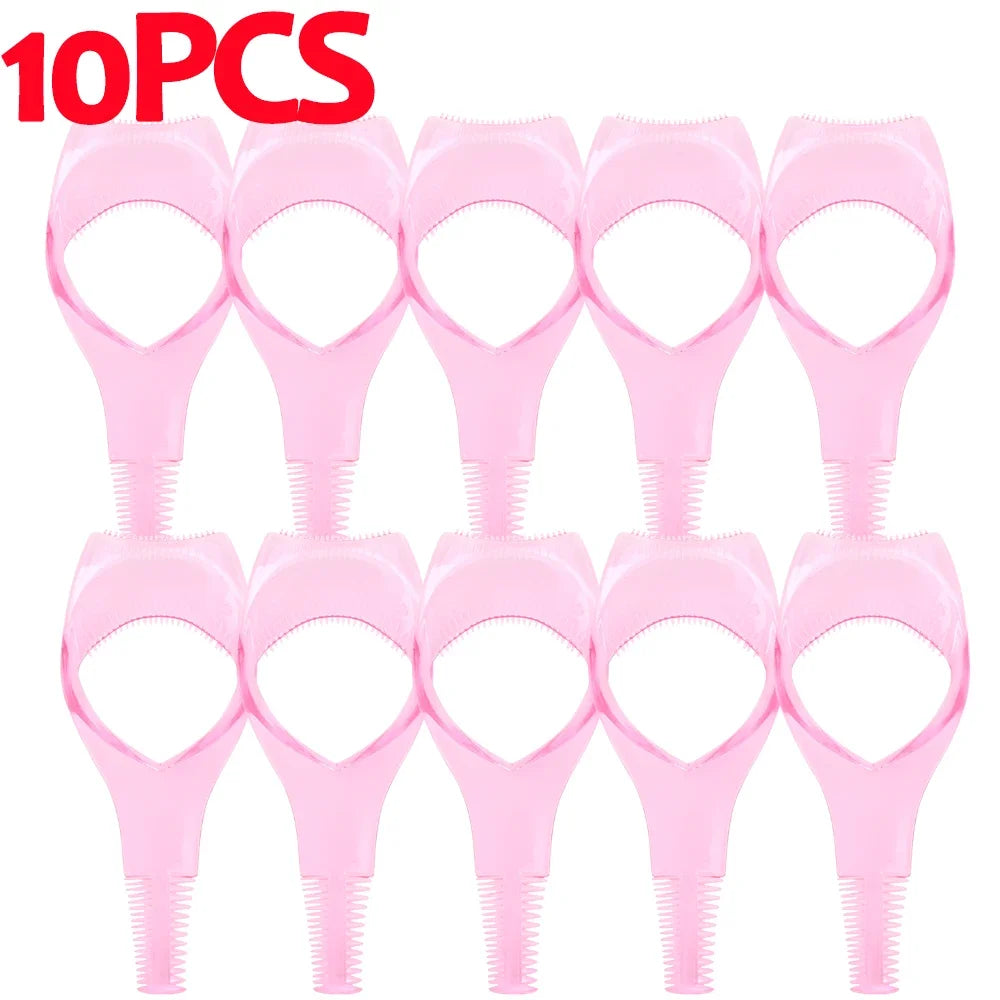 10pcs 3-in-1 Eyelash Tool Set Mascara Curler Comb Guide