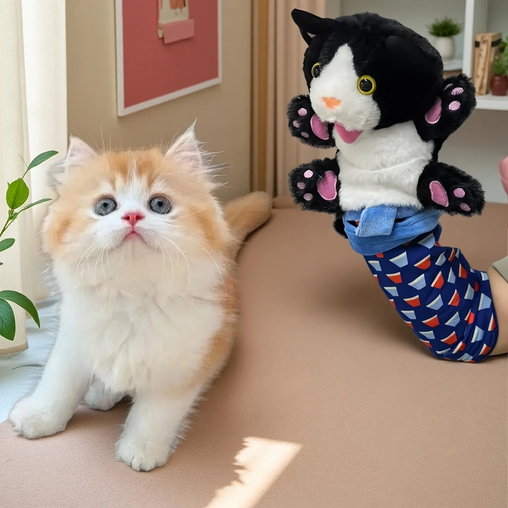 Interactive Plush Wrestling Cat Toy Poseable Stuffed Pet Toy