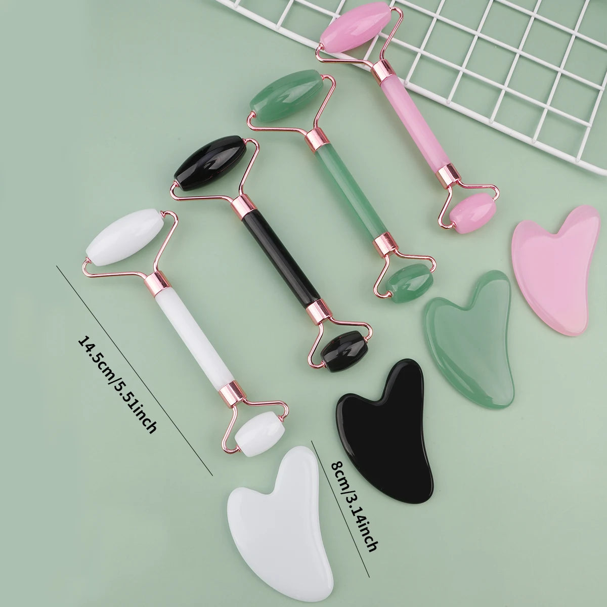 Face Roller Gua Sha Facial Massage Skin Care Tool