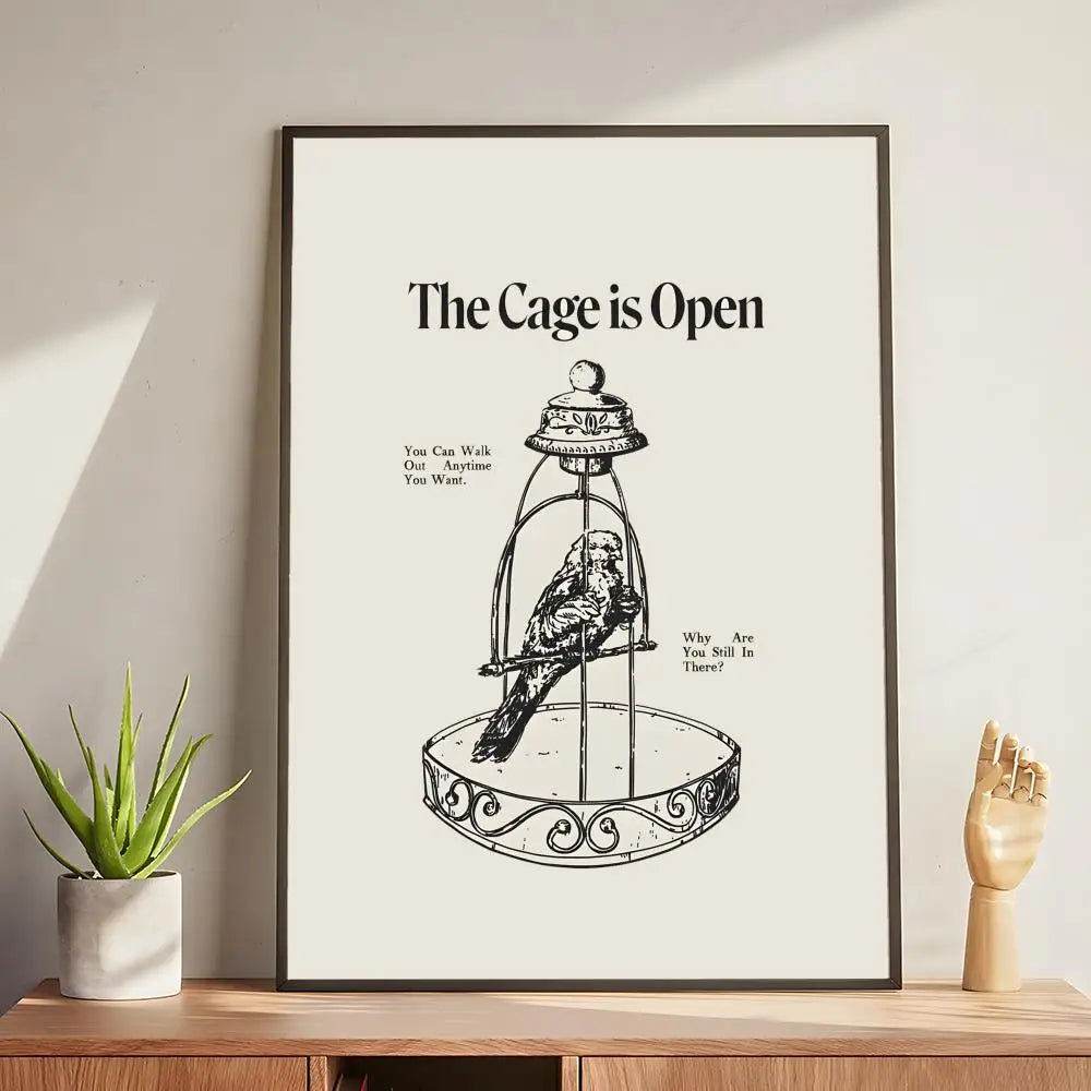 Inspirational Quotes Wall Art Poster Home Office Restaurant Decor
