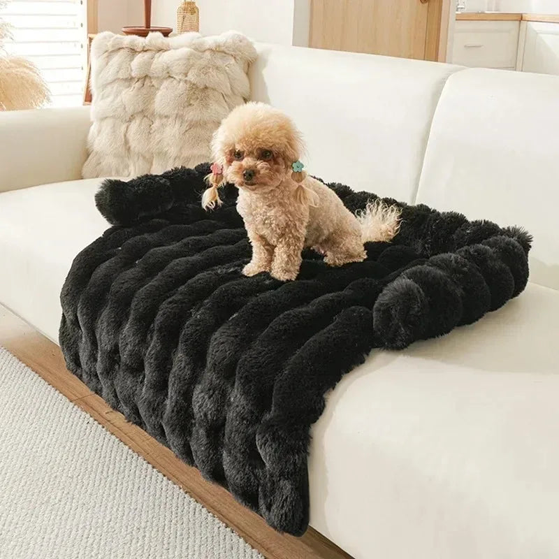 Soft Basket Dog Bed Cushion for Large and Small Dogs