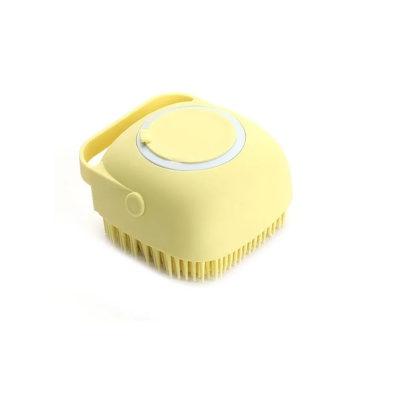 Soft Silicone Pet Bath Brush Dog Cat Grooming Massager Comb