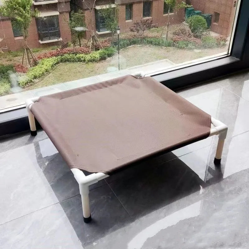 Elevated Folding Pet Camping Bed Portable Dog Cat Hammock Bed