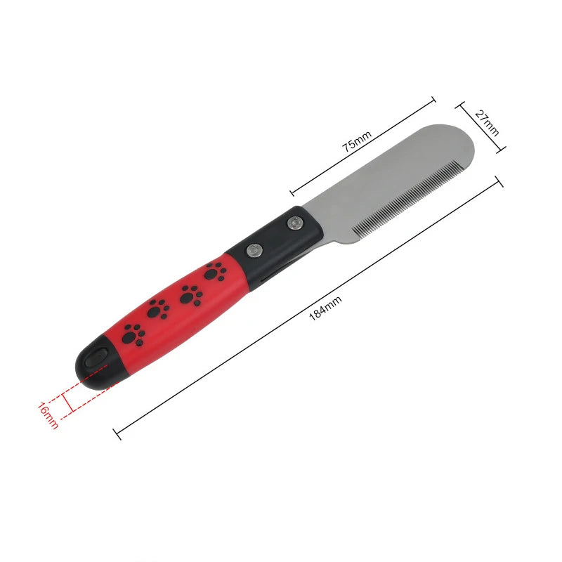 Dog Grooming Comb Terrier Stripping Knife Pet Hair Removal Tool