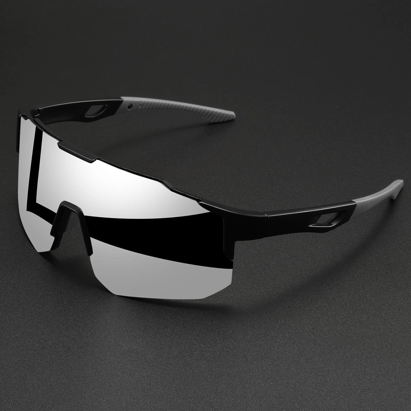 Oversized Wraparound Sports Sunglasses UV400 for Cycling Hiking Outdoor