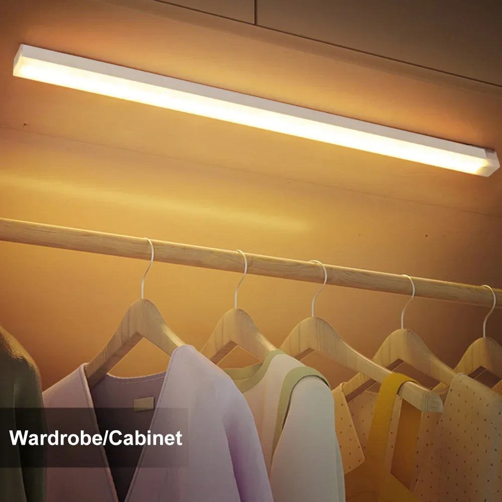 Wireless LED Motion Sensor Light Type C Rechargeable Cabinet Lamp