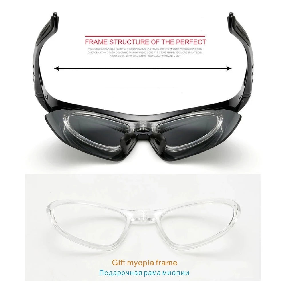 Sports Cycling Sunglasses UV Protection Bike Riding Glasses for Men Women