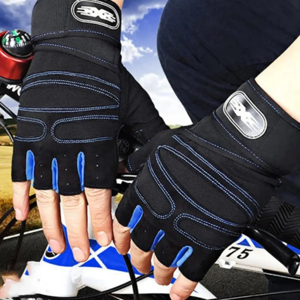 Fitness Weight Lifting Gym Gloves with Wrist Support for Men Women