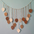Bohemian Macrame Leaf Wall Art Hanging Tapestry