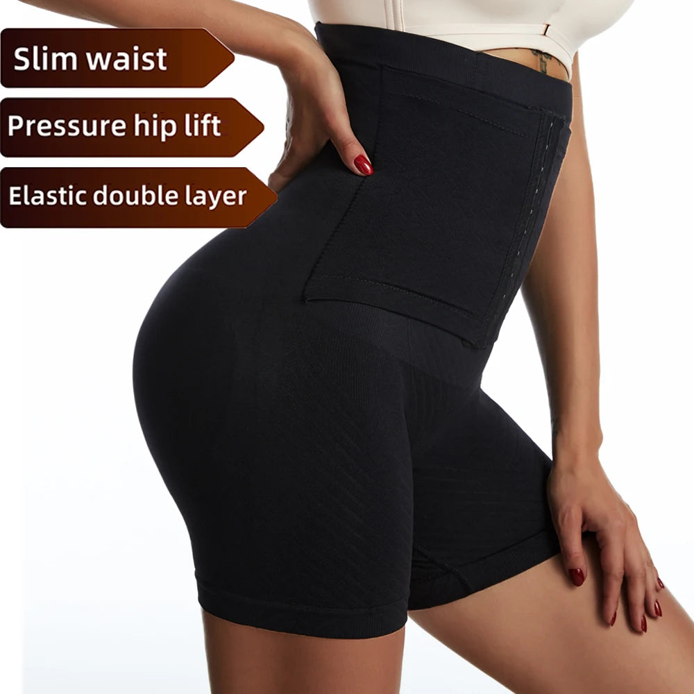 Womens High Waist Shapewear Shorts Tummy Control Butt Lifter