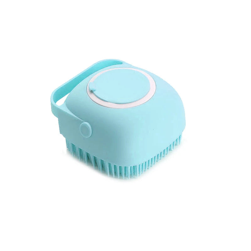 Soft Silicone Pet Bath Brush Dog Cat Grooming Massager Comb