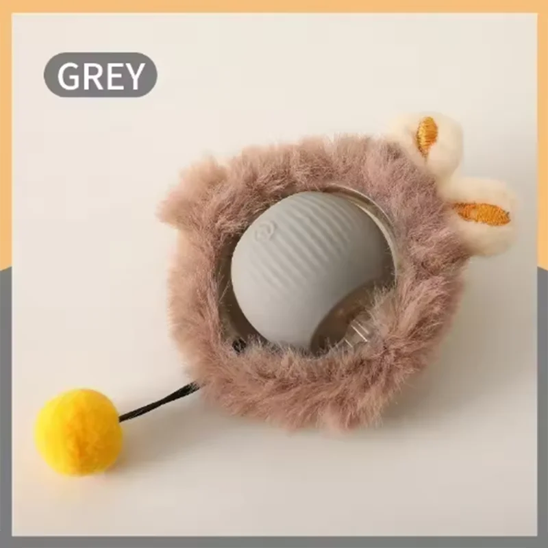 Automatic Teasing Cat Ball Interactive Self Play Cat Toy