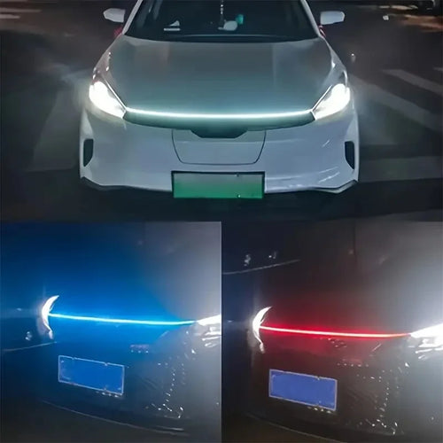 12V LED Daytime Running Light Car Hood Decorative Ambient DRL