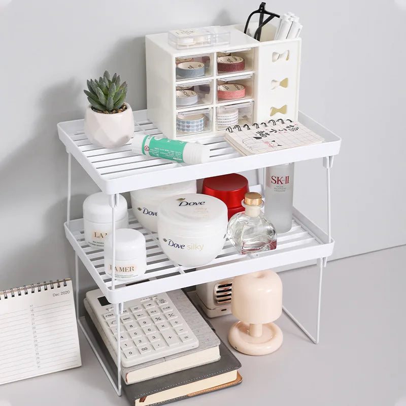 Home Closet Organizer Storage Shelf Space Saving Cabinet Rack