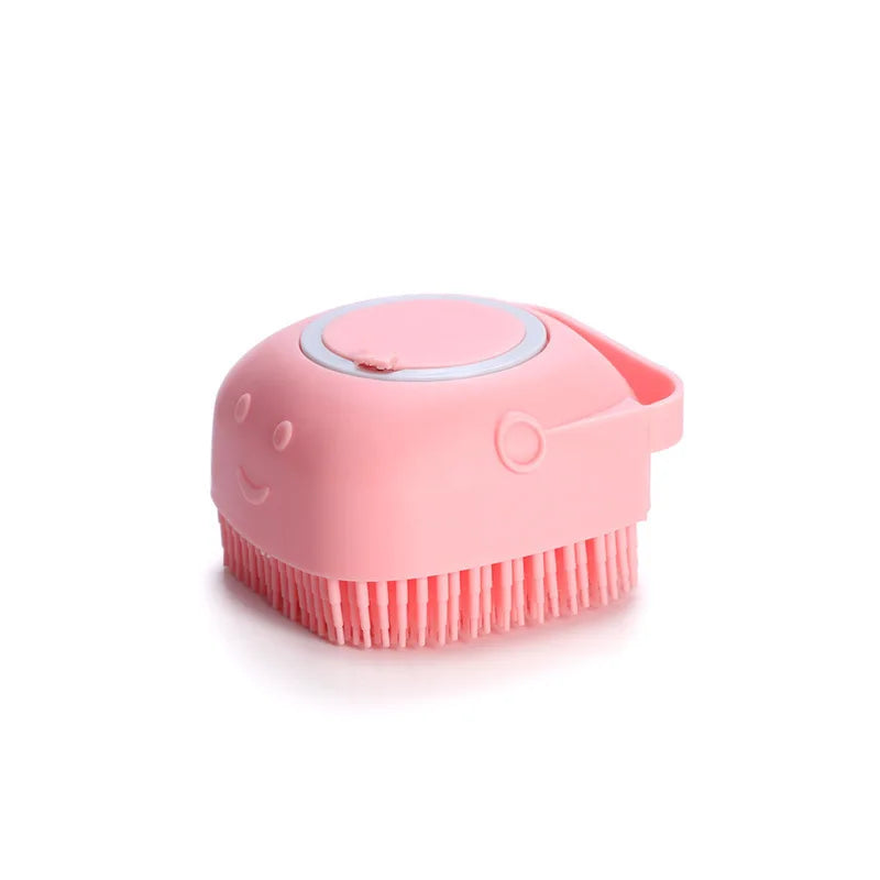 Soft Silicone Pet Bath Brush Dog Cat Grooming Massager Comb