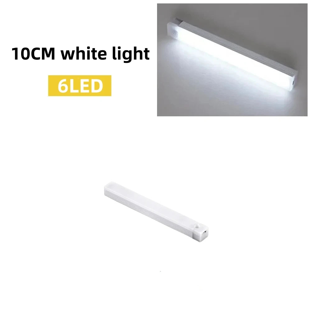 Wireless LED Motion Sensor Light Type C Rechargeable Cabinet Lamp