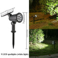 9 LED Solar Spotlight Outdoor Waterproof Adjustable Garden Light