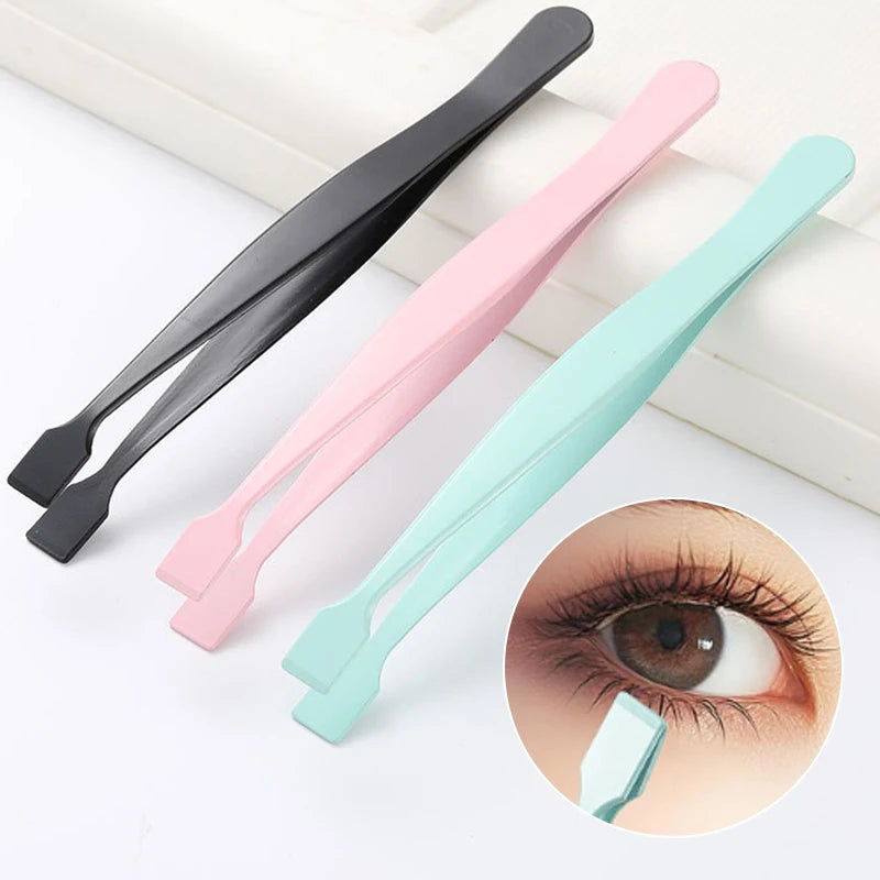 Professional Eyelash Extension Tweezers Precision Stainless Steel Tool