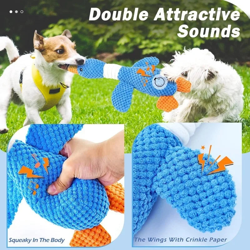 Indestructible Squeaky Chew Toy for Cats and Dogs