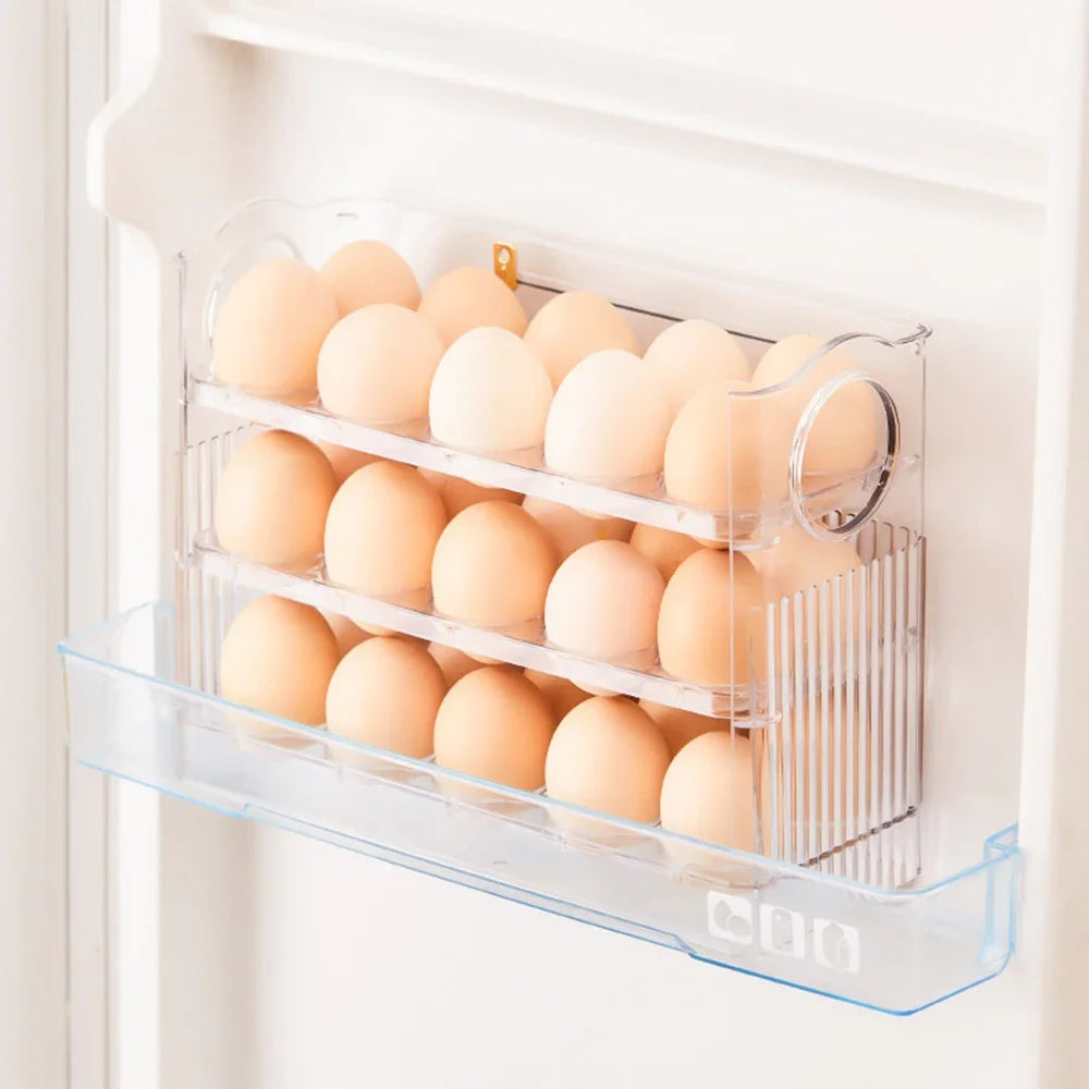 3 Tier Egg Organizer Refrigerator Egg Storage Container