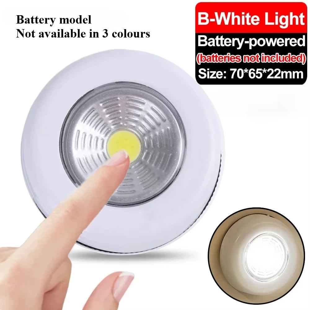 Portable USB Rechargeable LED Night Light for Bedroom and Living Room