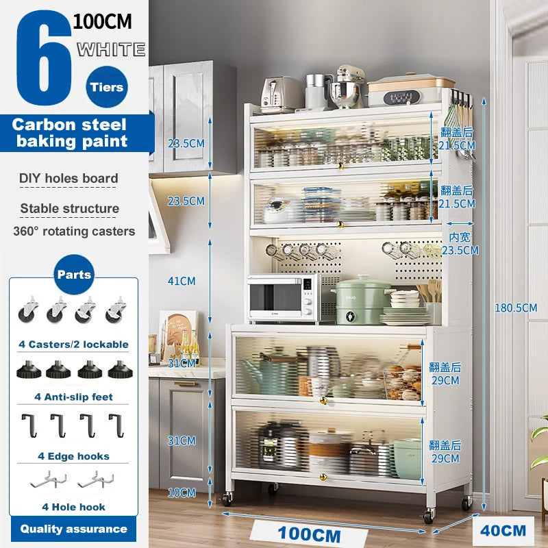 Countertop Organizer Kitchen Pantry Storage Shelf for Home Office