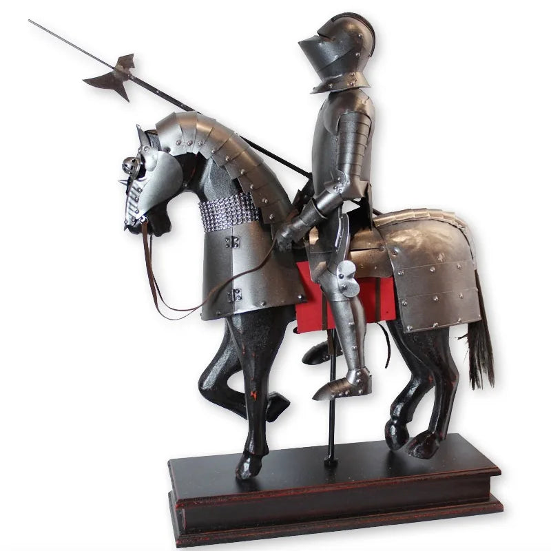 Vintage Medieval Knight Armor Figurine Home Decor Gift