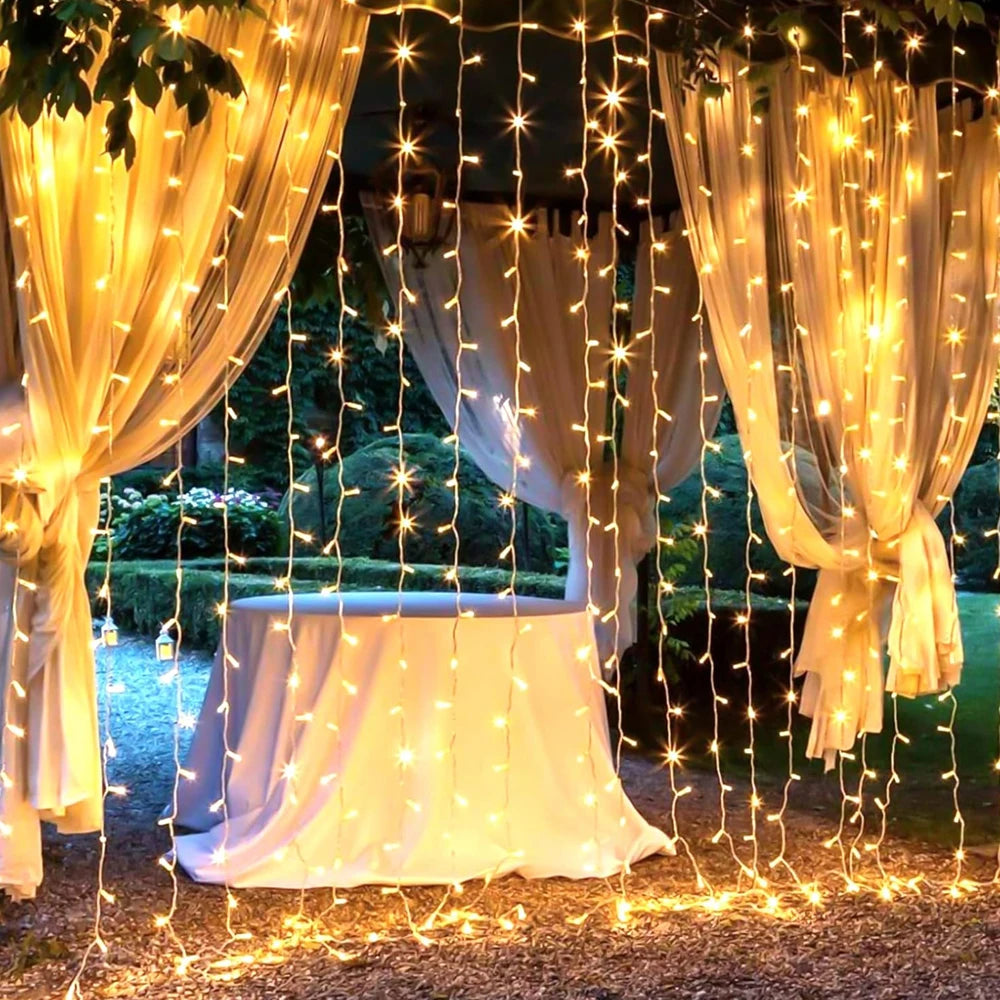 LED Curtain Fairy Lights 220V String Lights for Christmas Decor