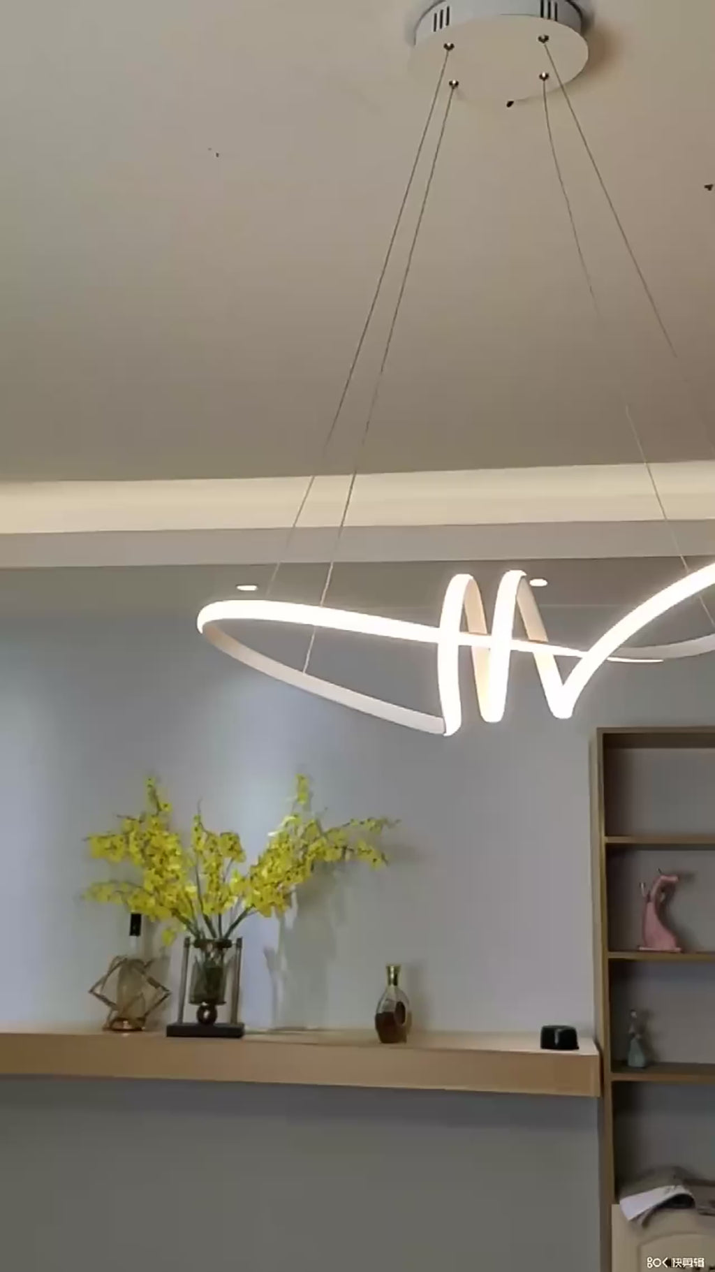Modern Minimalist Dimmable LED Pendant Chandelier Light