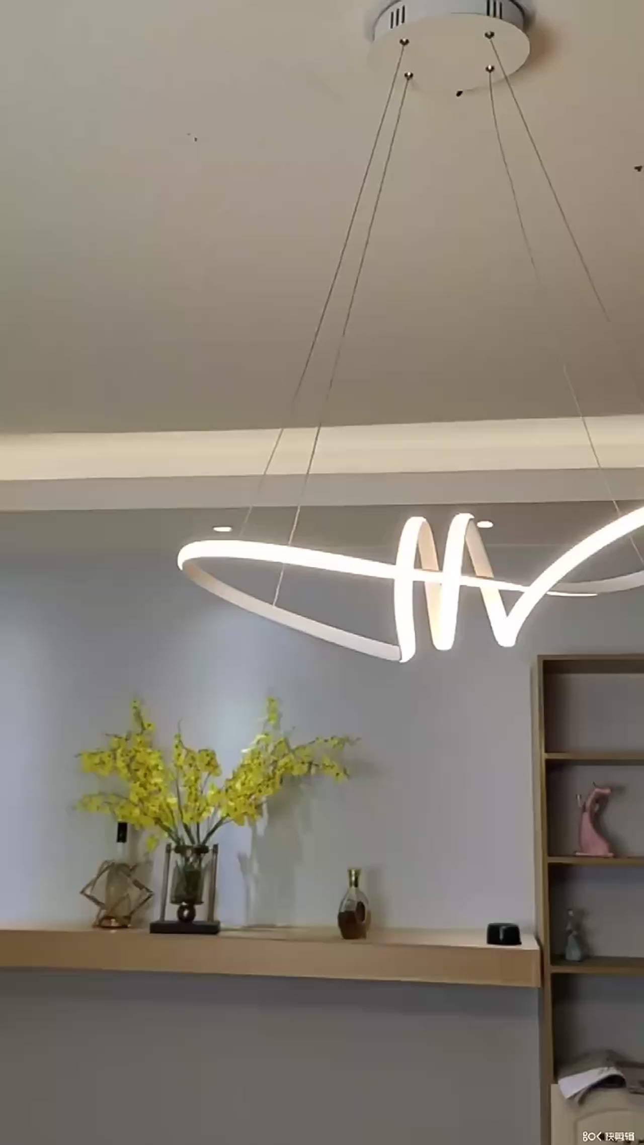 Modern Minimalist Dimmable LED Pendant Chandelier Light