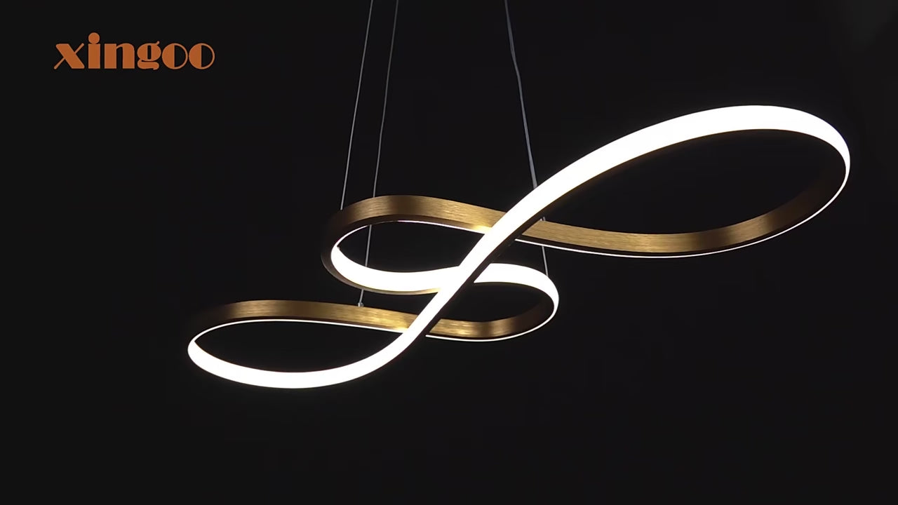 Modern Minimalist Dimmable LED Pendant Chandelier Light
