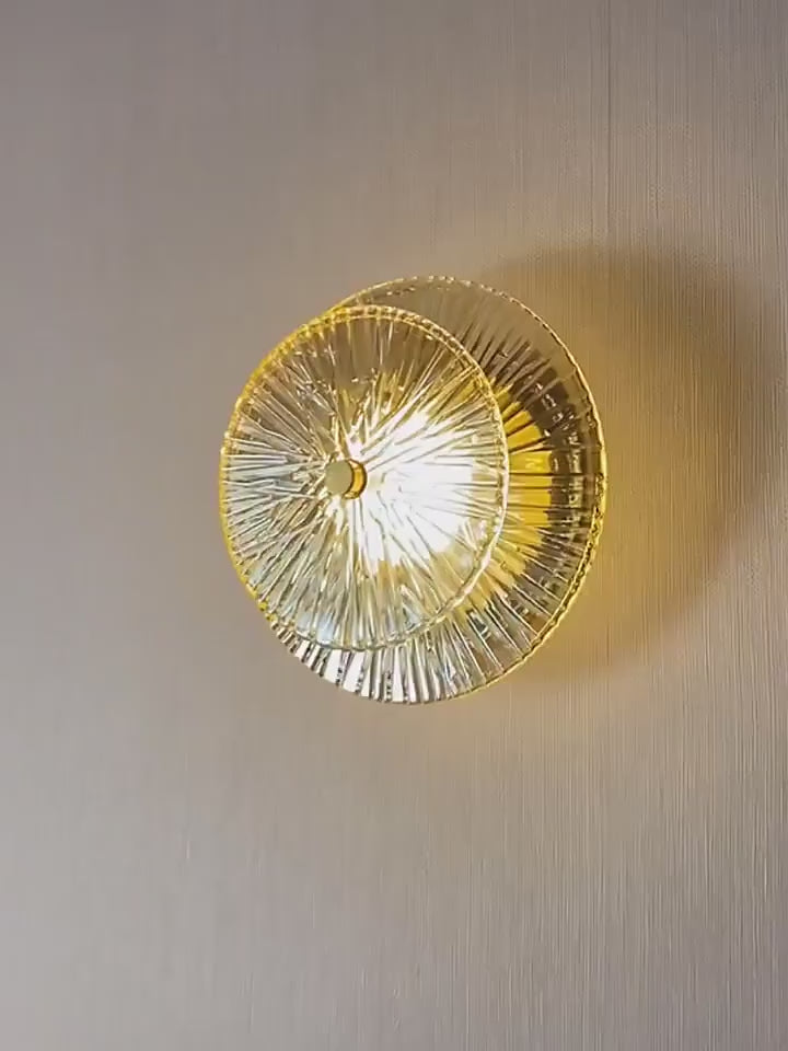 Post-Modern Luxury Glass Wall Sconce LED Lighting